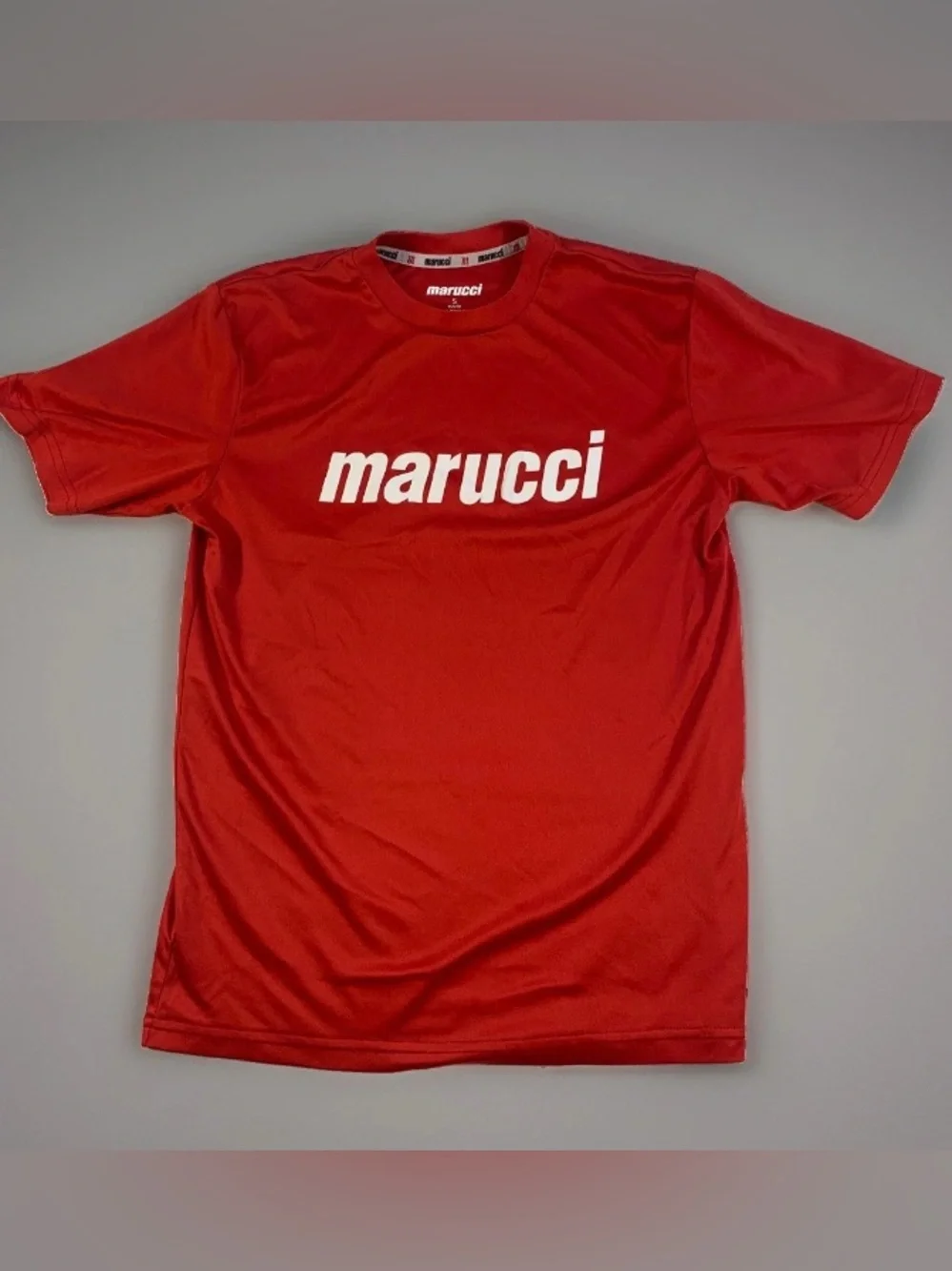 Marucci Kids' Red Short-Sleeve Logo Tee Youth Small